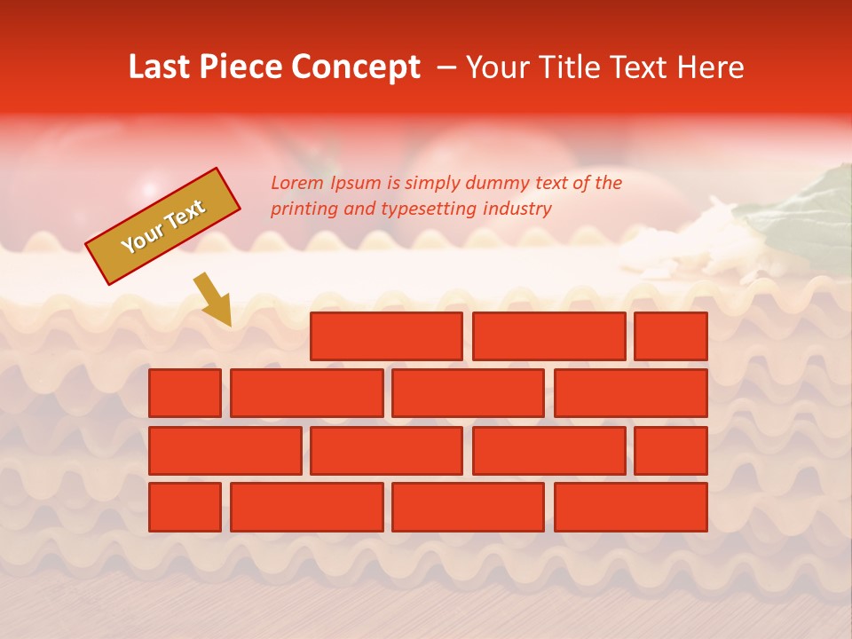 Italy Domestic Lasanga PowerPoint Template