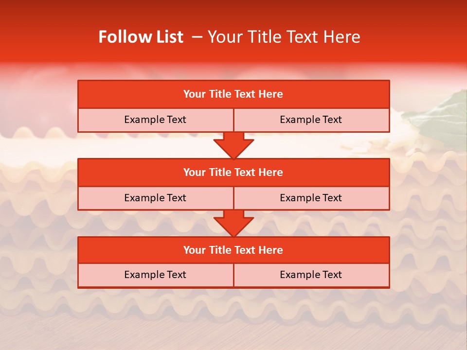Italy Domestic Lasanga PowerPoint Template