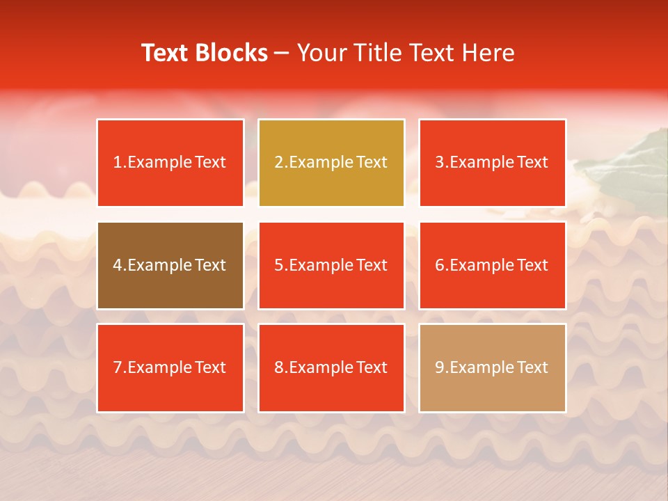 Italy Domestic Lasanga PowerPoint Template