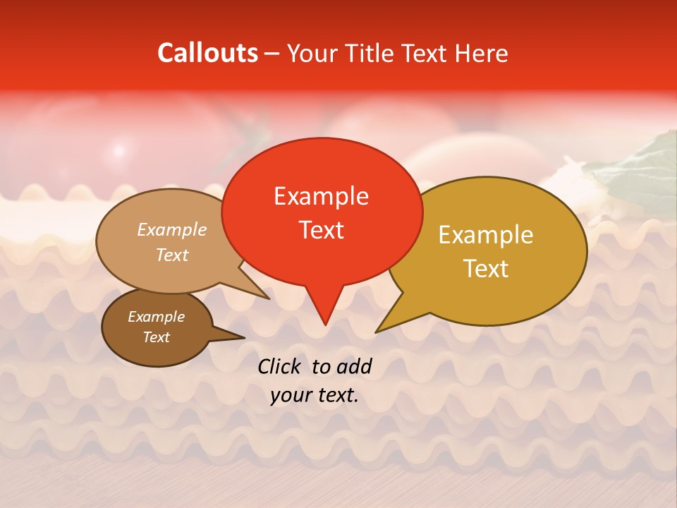 Italy Domestic Lasanga PowerPoint Template