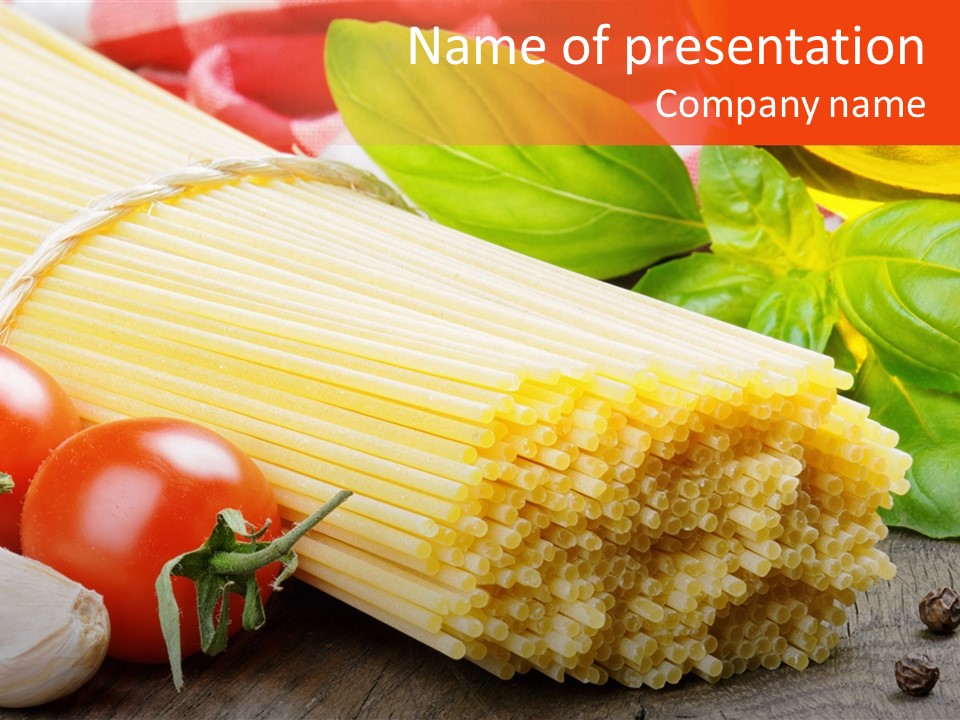 Diet Noodle Eating PowerPoint Template