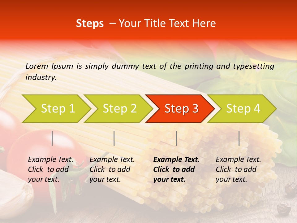 Diet Noodle Eating PowerPoint Template