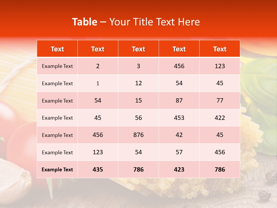 Diet Noodle Eating PowerPoint Template