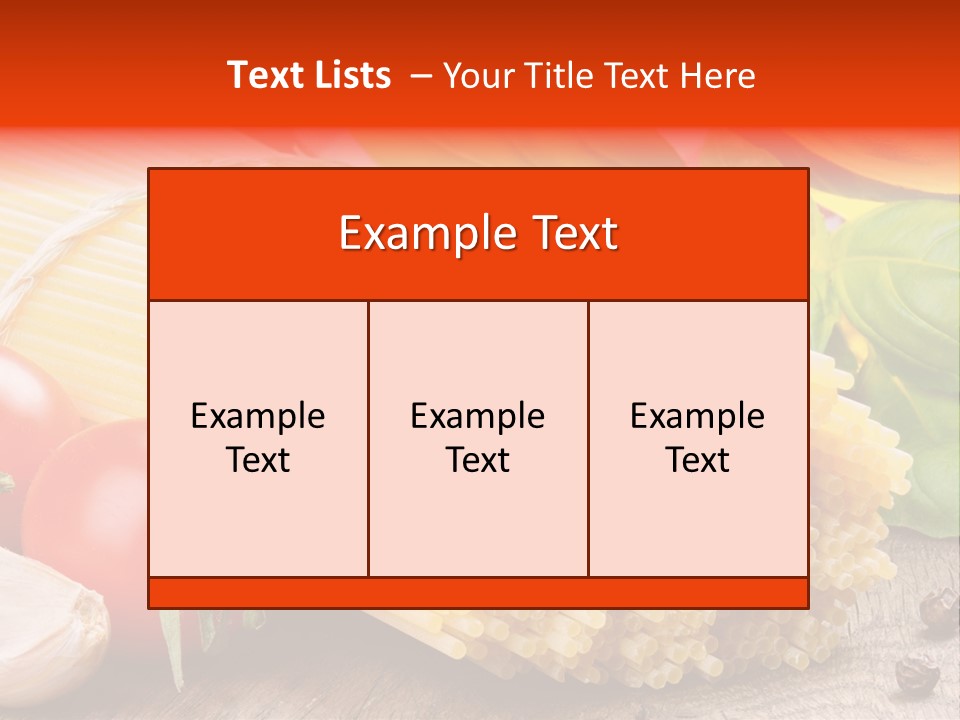 Diet Noodle Eating PowerPoint Template