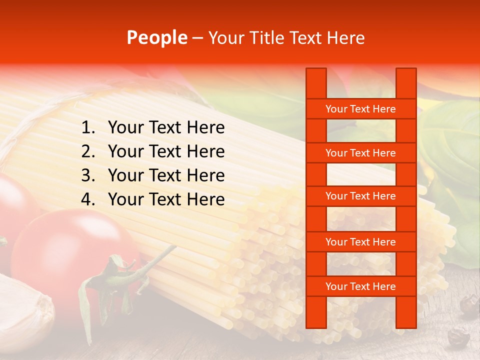 Diet Noodle Eating PowerPoint Template
