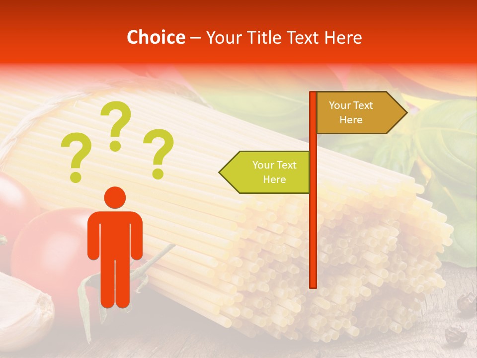 Diet Noodle Eating PowerPoint Template