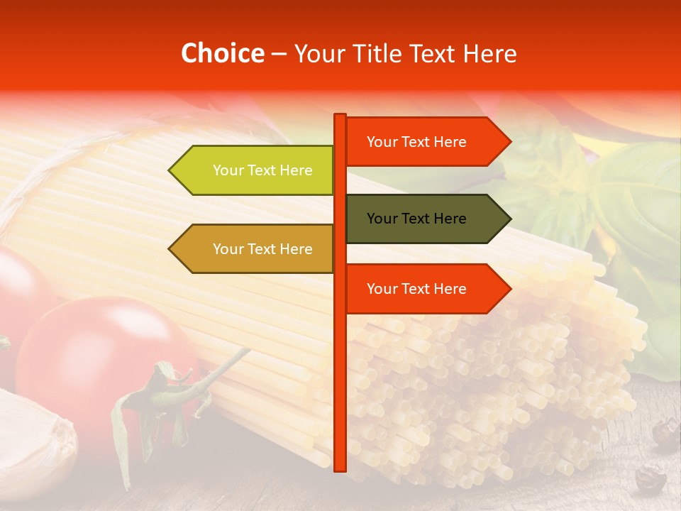 Diet Noodle Eating PowerPoint Template