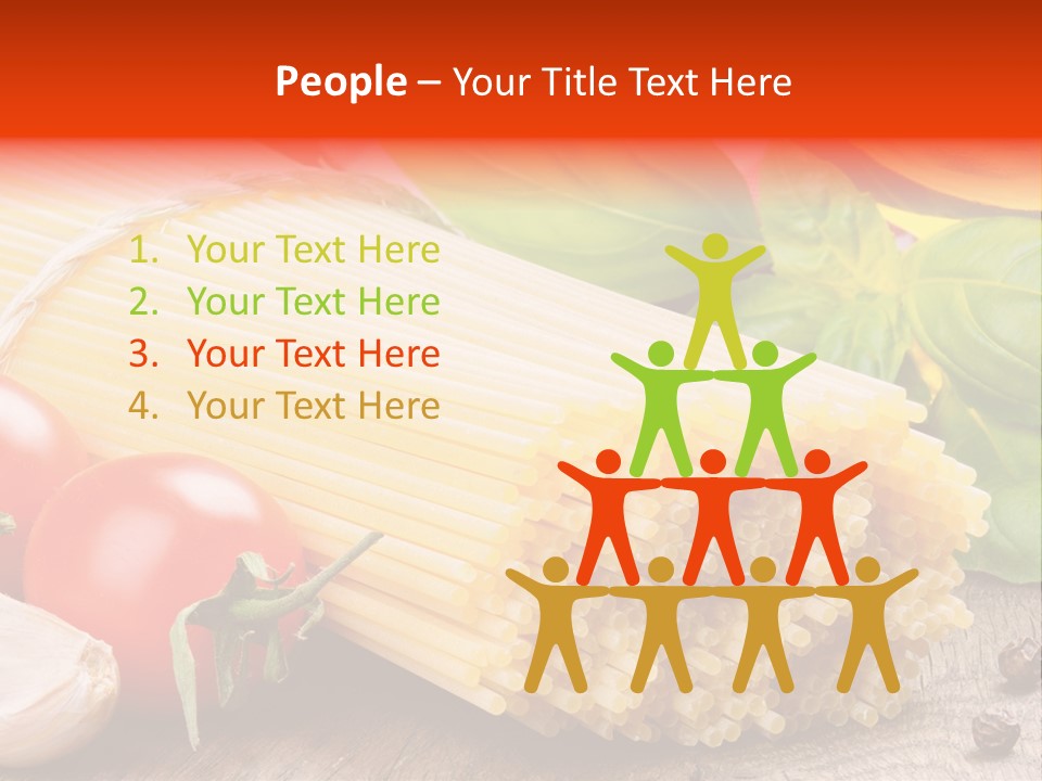 Diet Noodle Eating PowerPoint Template