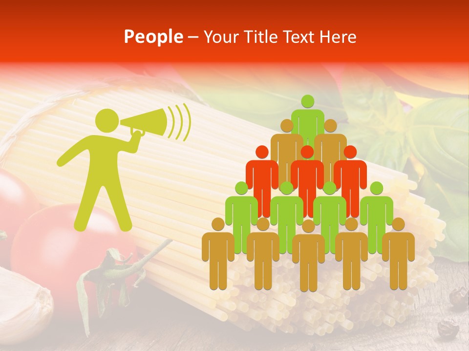 Diet Noodle Eating PowerPoint Template