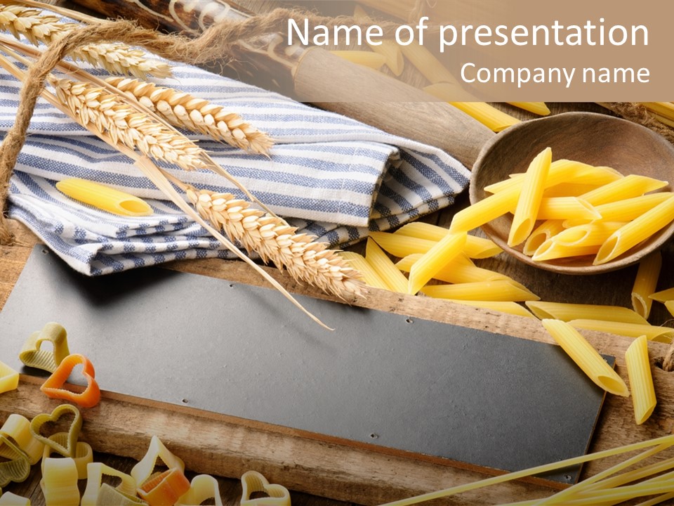 Recipe Announce Organic PowerPoint Template