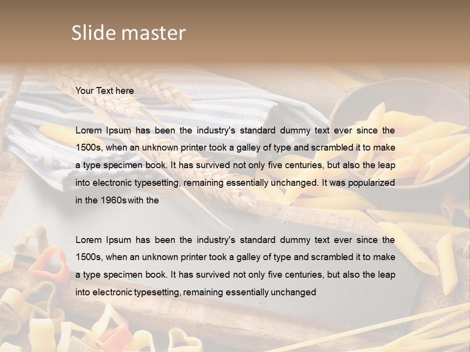 Recipe Announce Organic PowerPoint Template