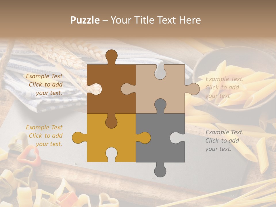 Recipe Announce Organic PowerPoint Template