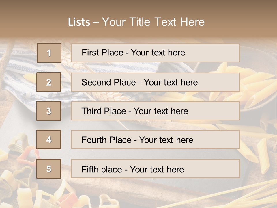 Recipe Announce Organic PowerPoint Template