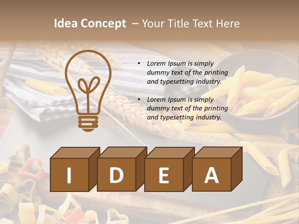 Recipe Announce Organic PowerPoint Template