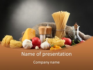 Garlic Dieting Cooking PowerPoint Template