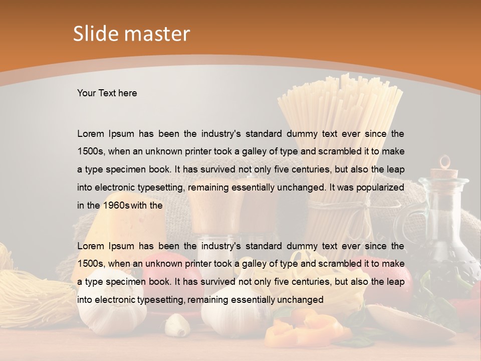 Garlic Dieting Cooking PowerPoint Template