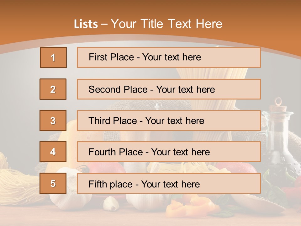 Garlic Dieting Cooking PowerPoint Template