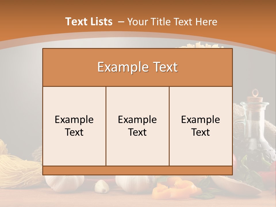 Garlic Dieting Cooking PowerPoint Template