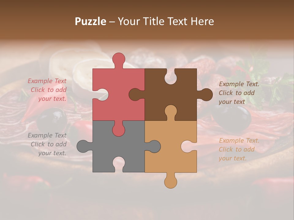 Cuisine Restaurant Delicacy PowerPoint Template