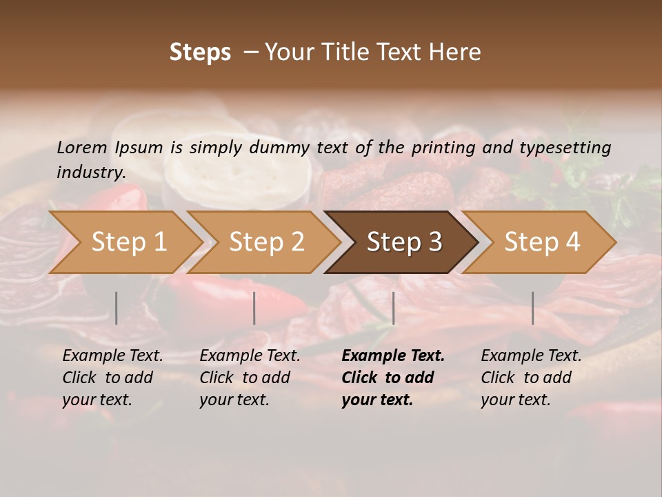 Cuisine Restaurant Delicacy PowerPoint Template