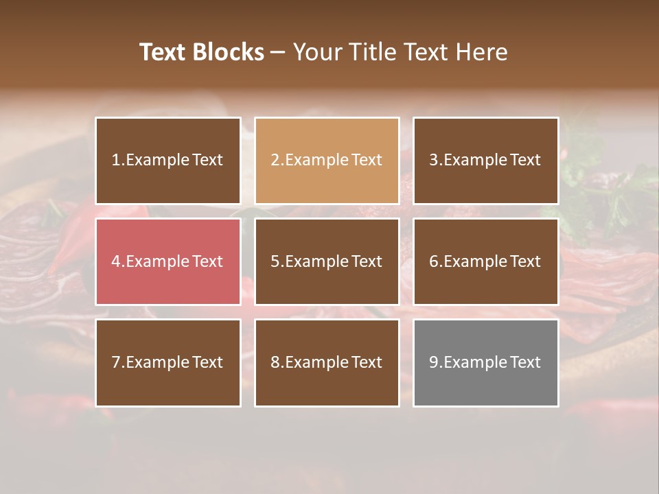 Cuisine Restaurant Delicacy PowerPoint Template