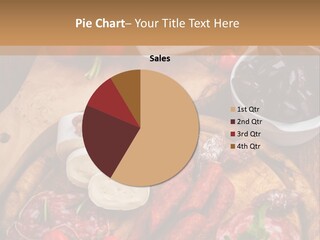 Food Appetizer Platter PowerPoint Template