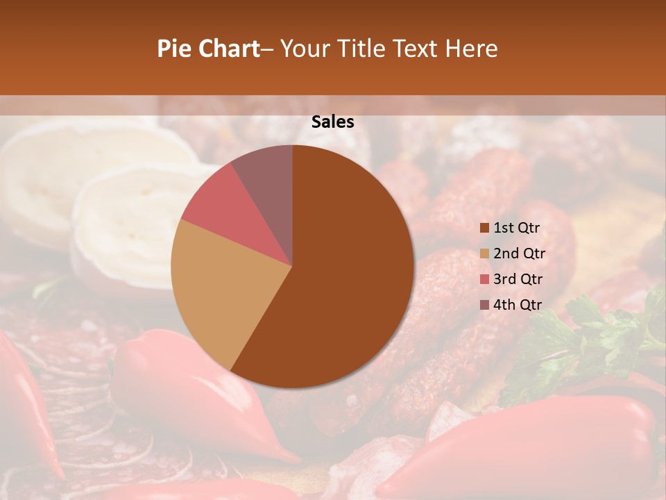 Board Sausage Canape PowerPoint Template