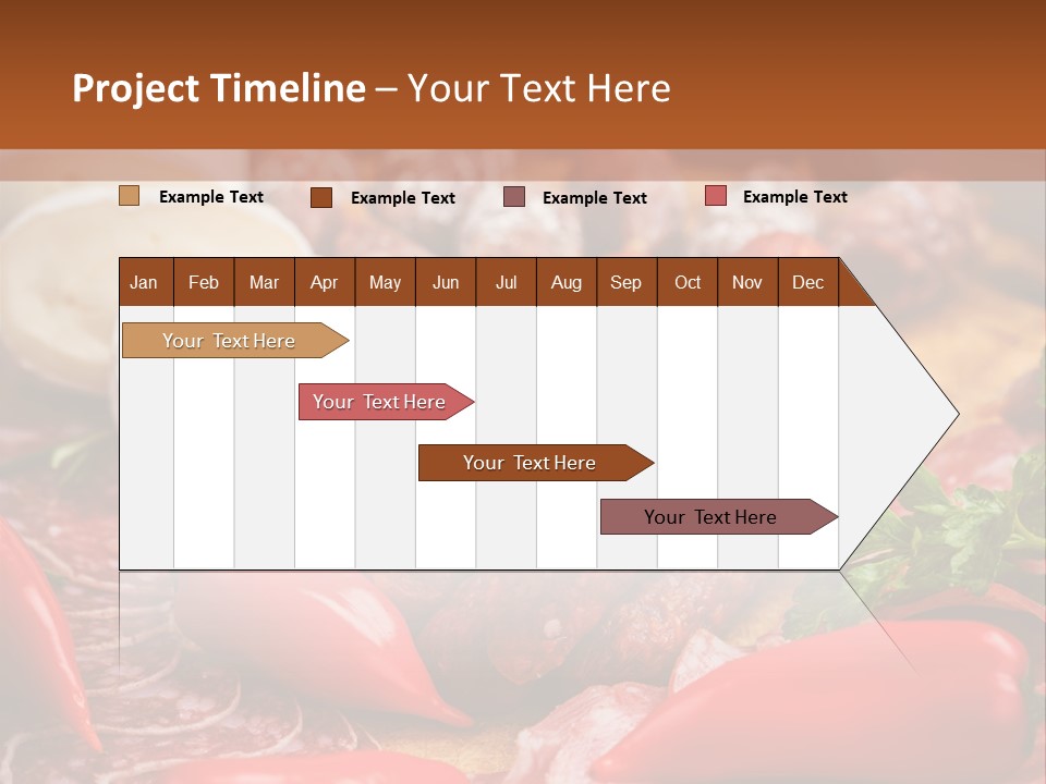 Board Sausage Canape PowerPoint Template