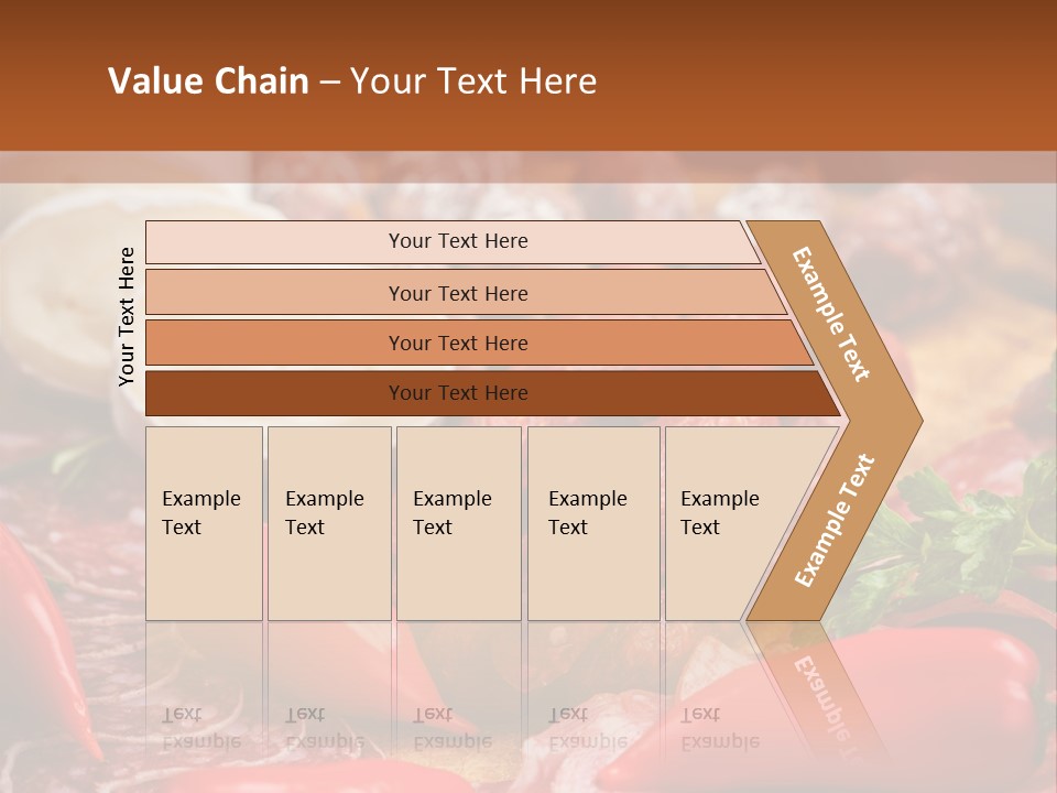 Board Sausage Canape PowerPoint Template