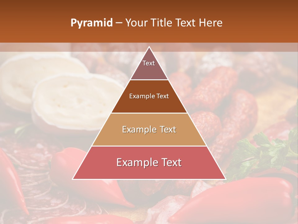 Board Sausage Canape PowerPoint Template