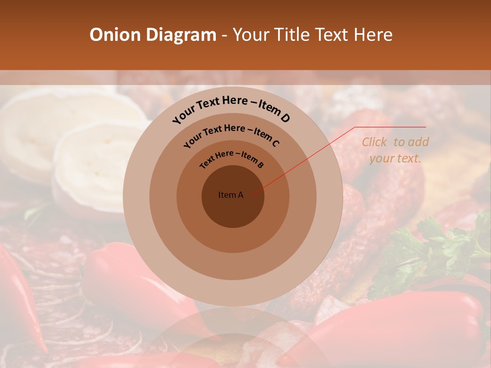 Board Sausage Canape PowerPoint Template