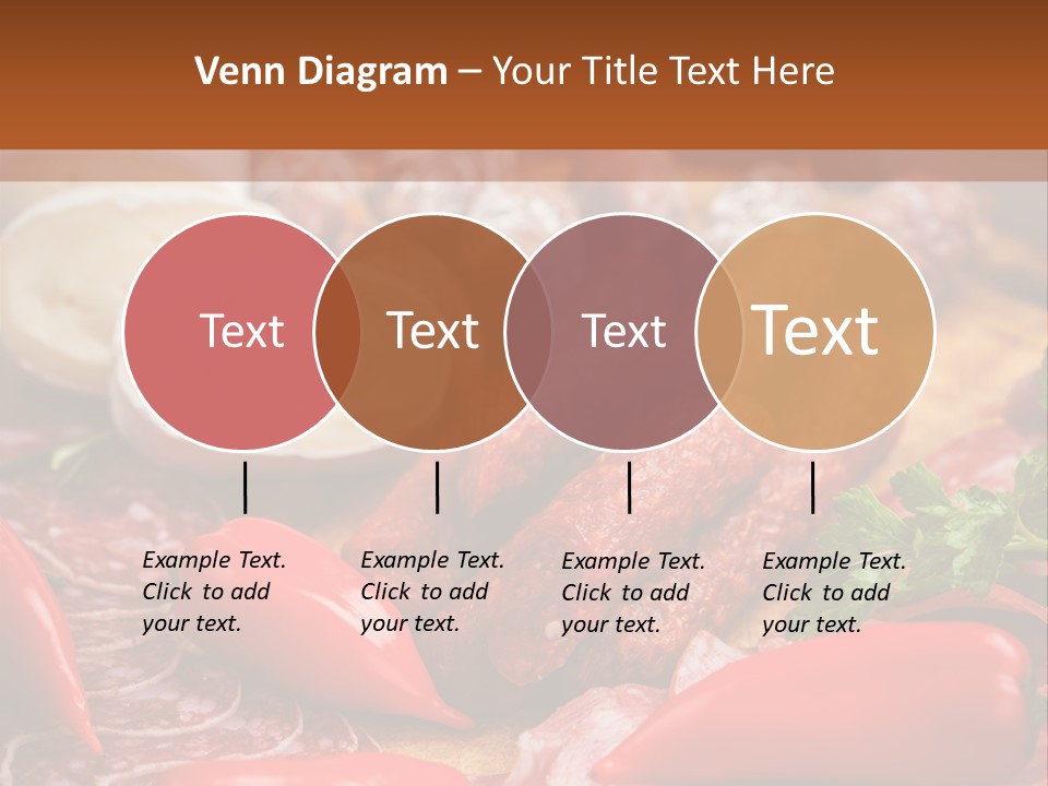 Board Sausage Canape PowerPoint Template