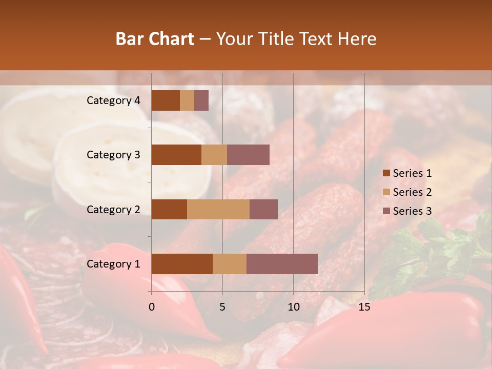Board Sausage Canape PowerPoint Template
