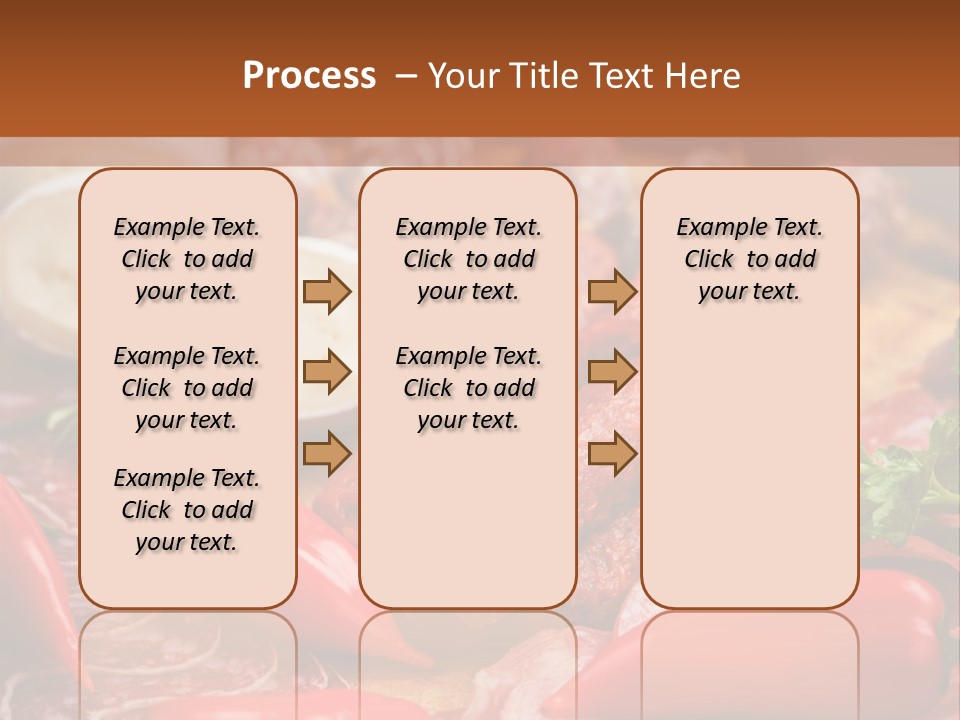 Board Sausage Canape PowerPoint Template