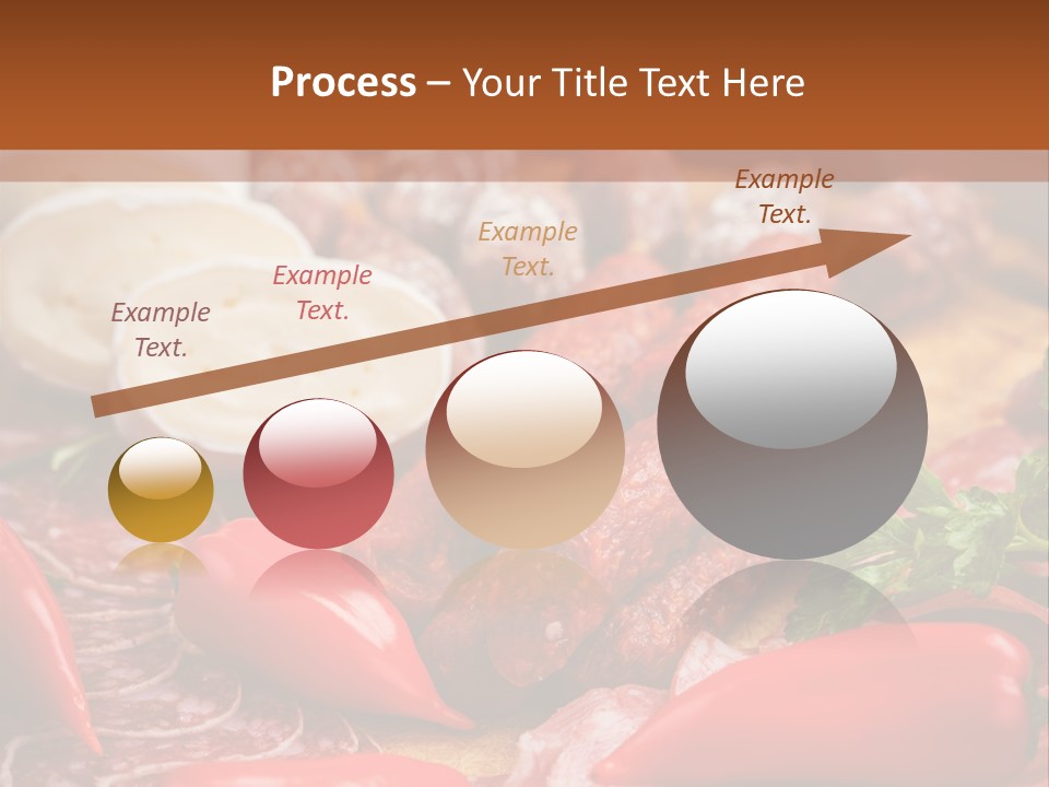 Board Sausage Canape PowerPoint Template