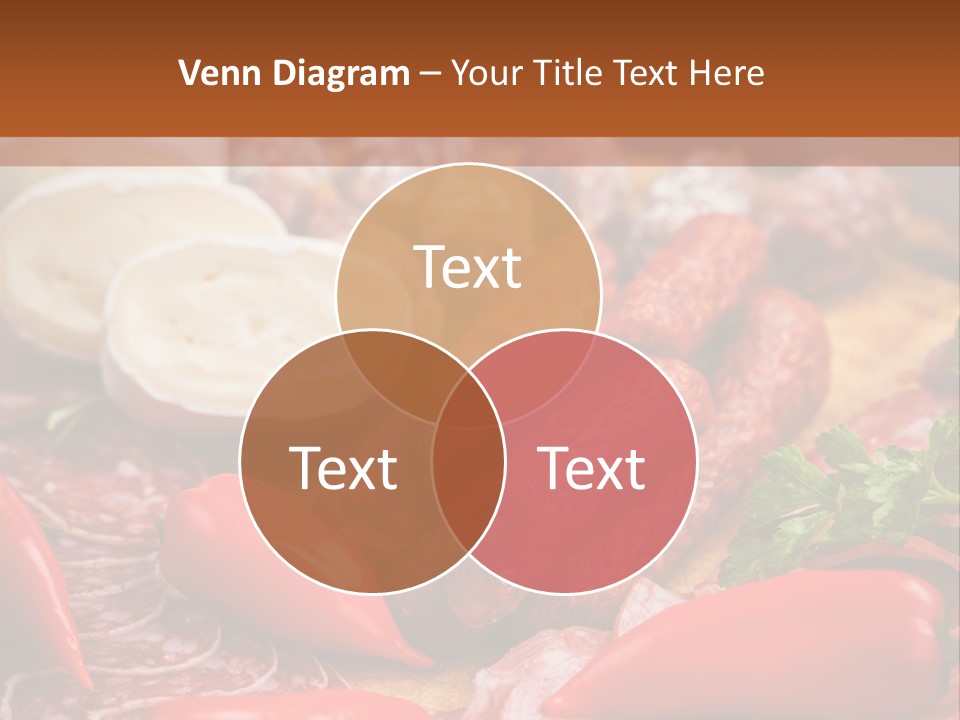 Board Sausage Canape PowerPoint Template