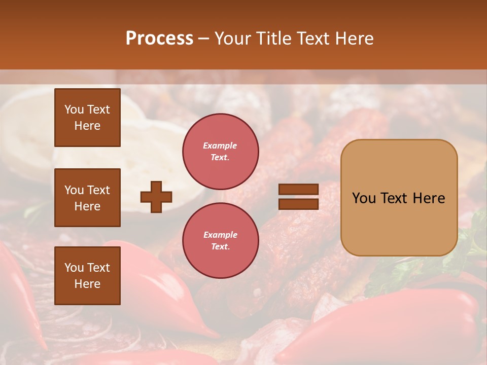 Board Sausage Canape PowerPoint Template