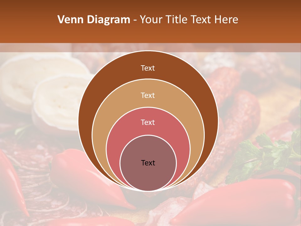 Board Sausage Canape PowerPoint Template
