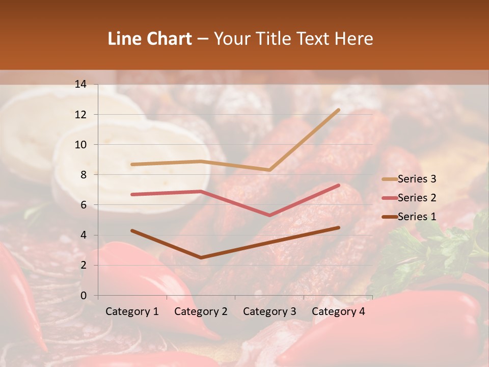 Board Sausage Canape PowerPoint Template
