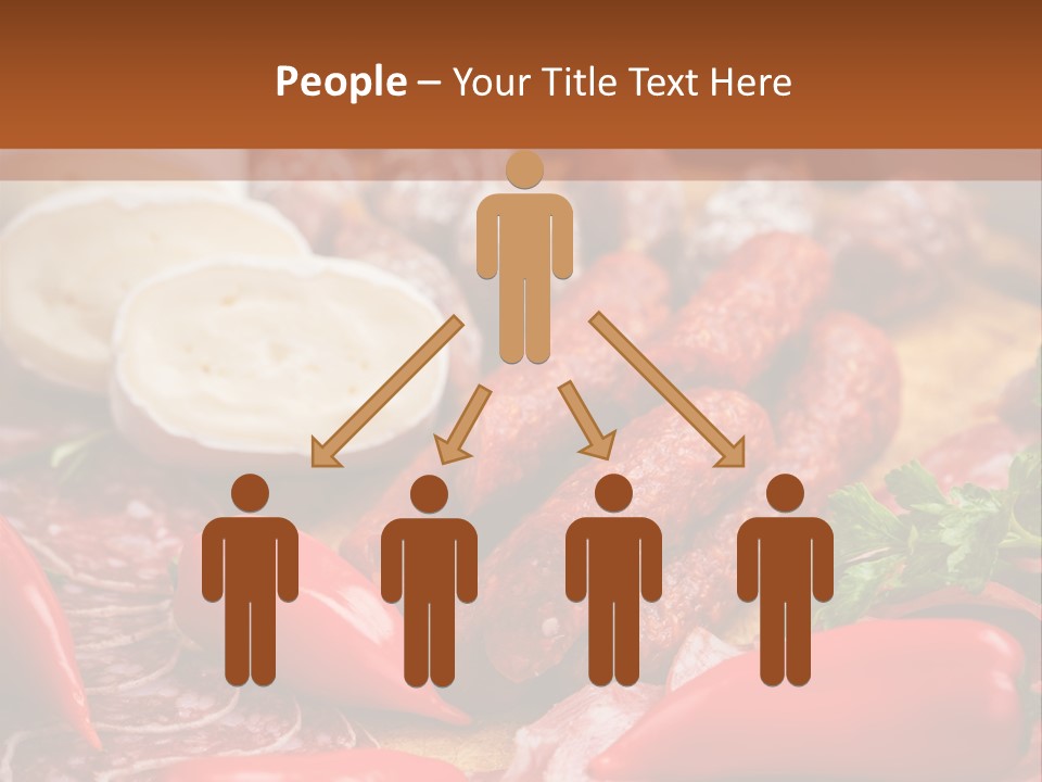 Board Sausage Canape PowerPoint Template