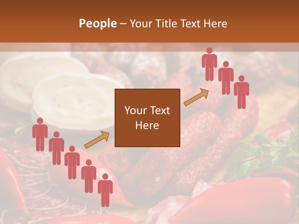 Board Sausage Canape PowerPoint Template