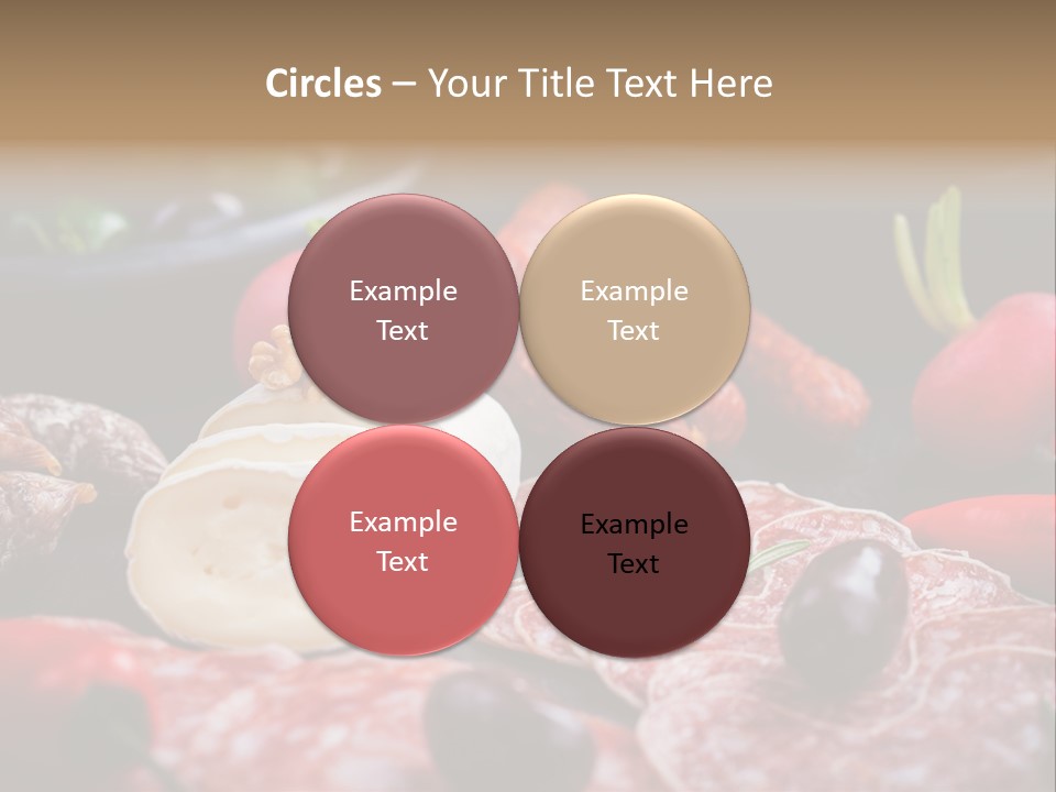 Olive Bacon Cuts PowerPoint Template