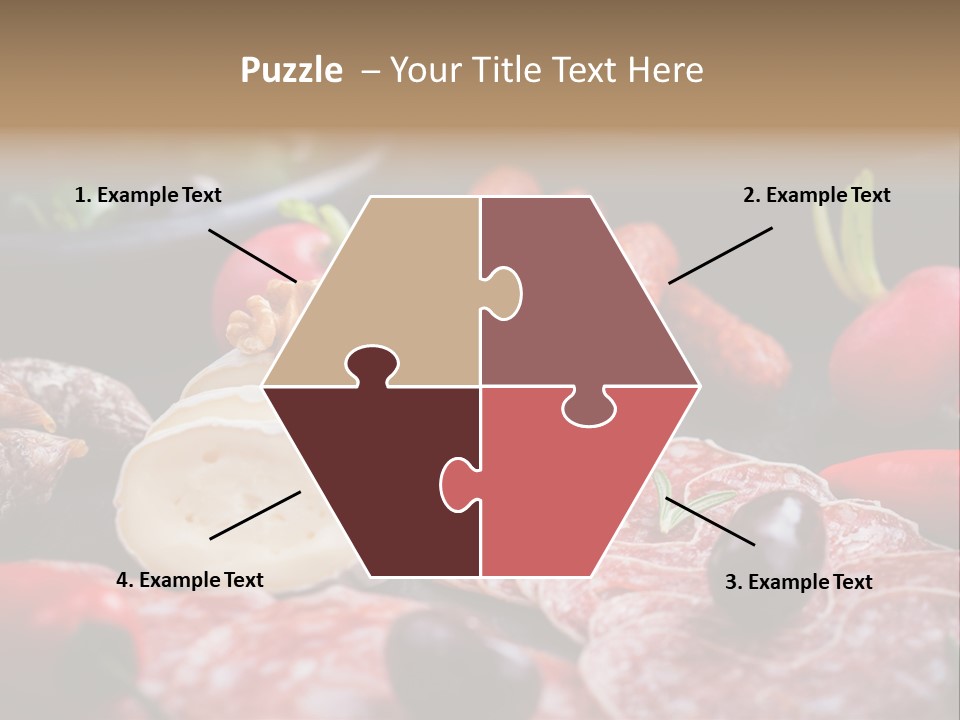 Olive Bacon Cuts PowerPoint Template