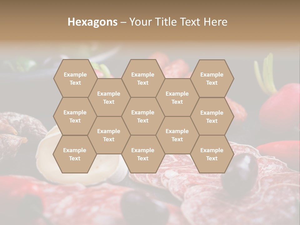 Olive Bacon Cuts PowerPoint Template