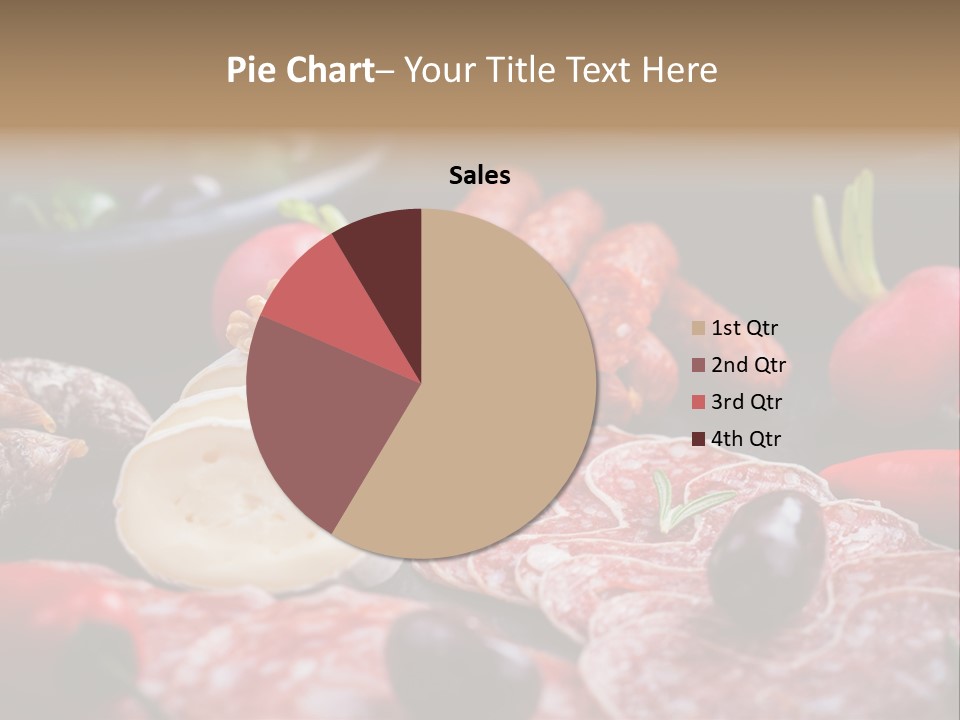 Olive Bacon Cuts PowerPoint Template