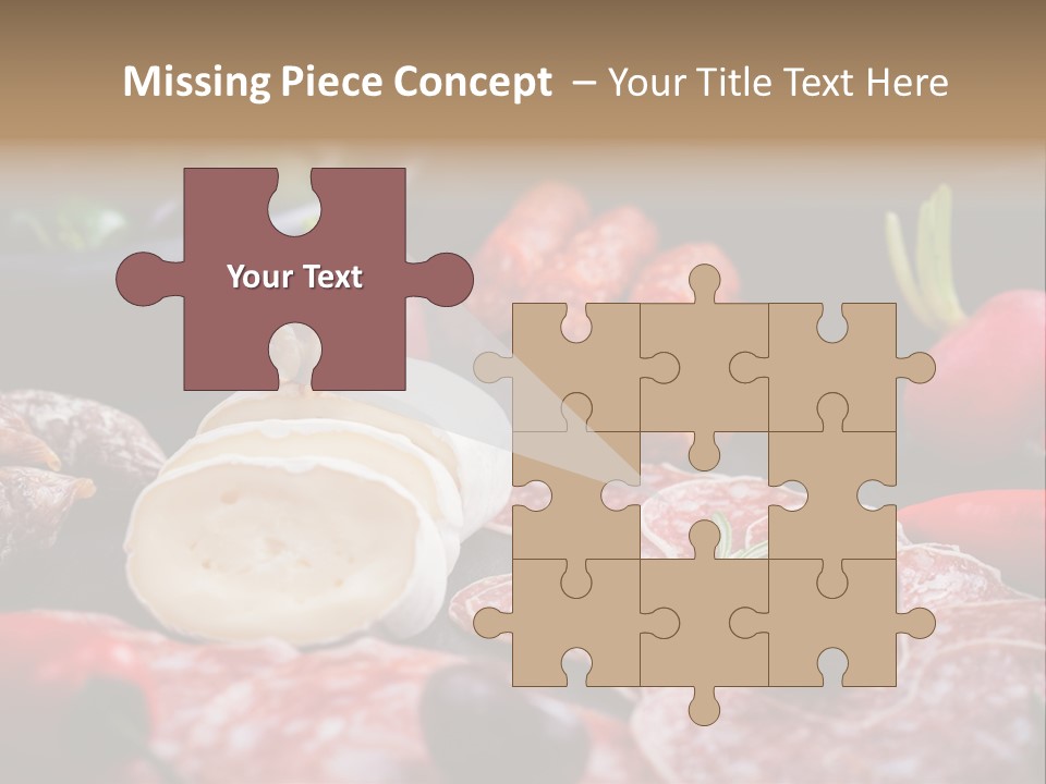 Olive Bacon Cuts PowerPoint Template