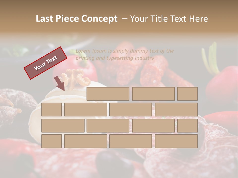 Olive Bacon Cuts PowerPoint Template