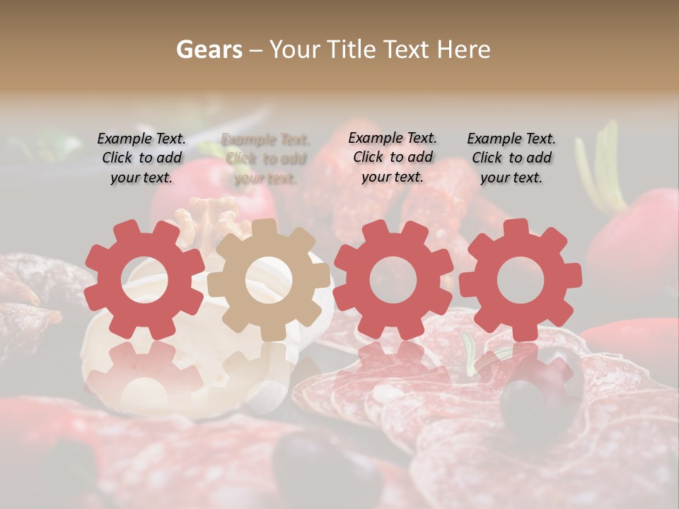 Olive Bacon Cuts PowerPoint Template