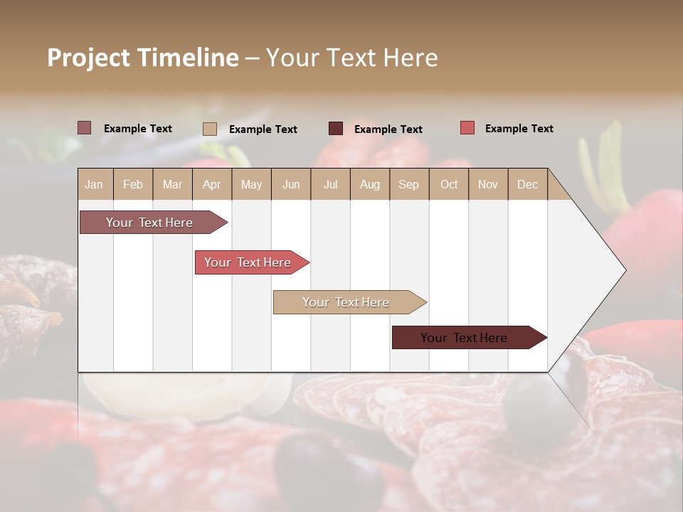 Olive Bacon Cuts PowerPoint Template
