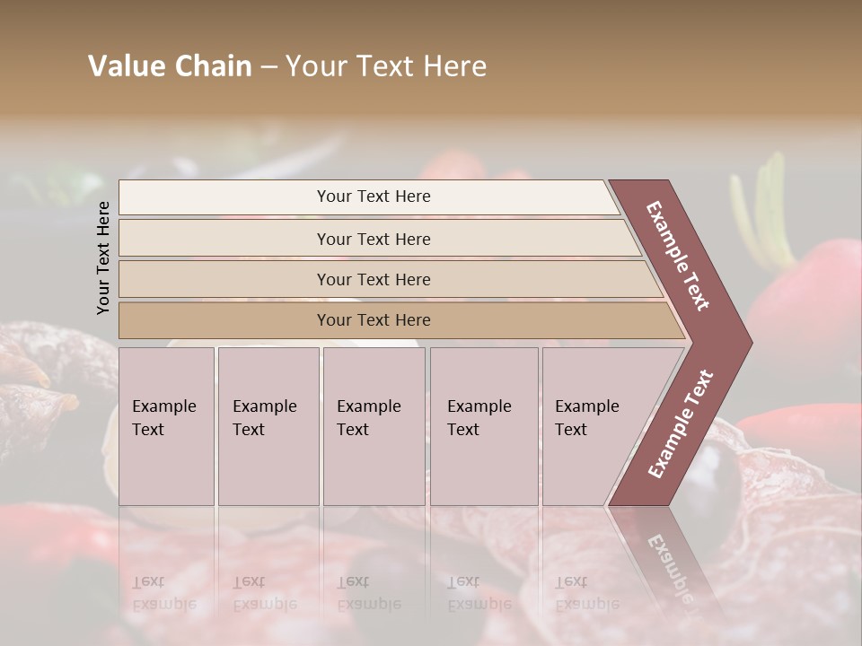 Olive Bacon Cuts PowerPoint Template